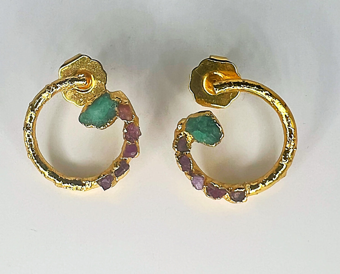 Sphere Earrings Gold