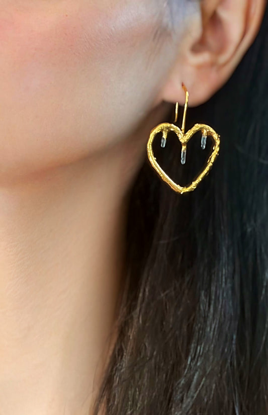 My Heart Crystal Earrings