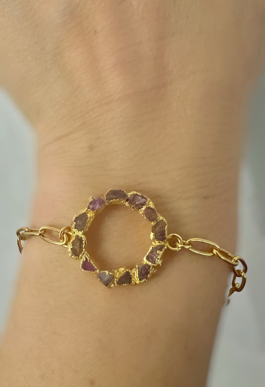 Full Moon Bracelet Rubies