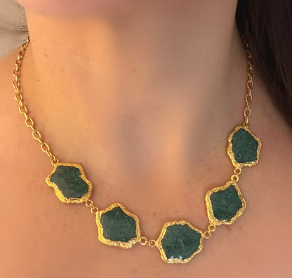 Trébol Emerald Necklace