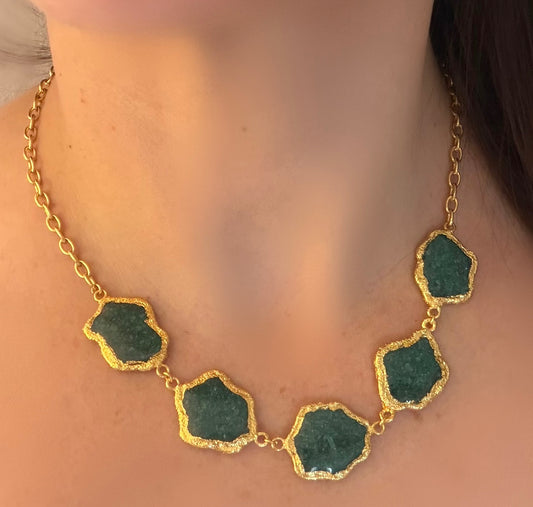 Trébol Emerald Necklace