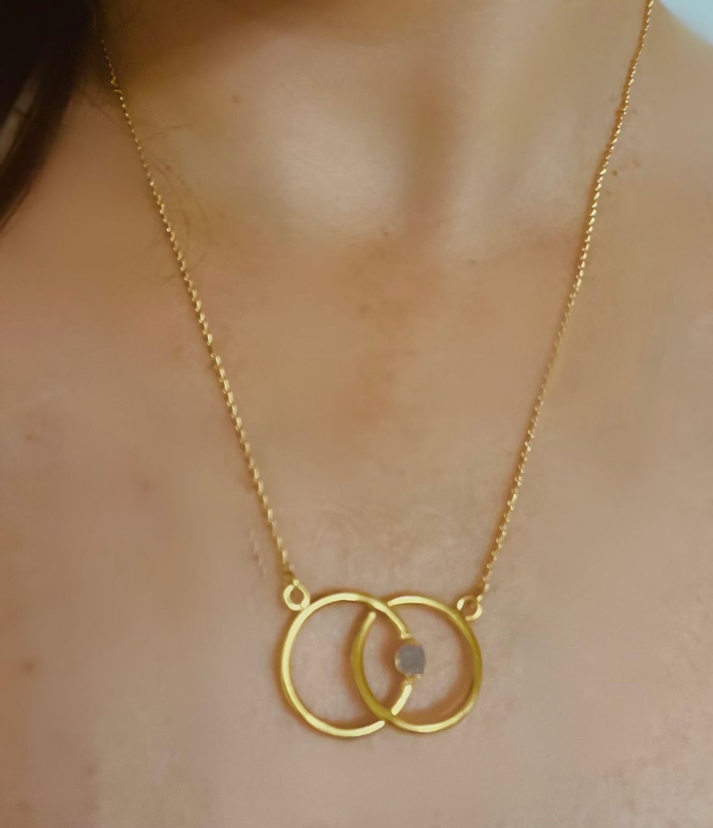Infinity Necklace Morganite