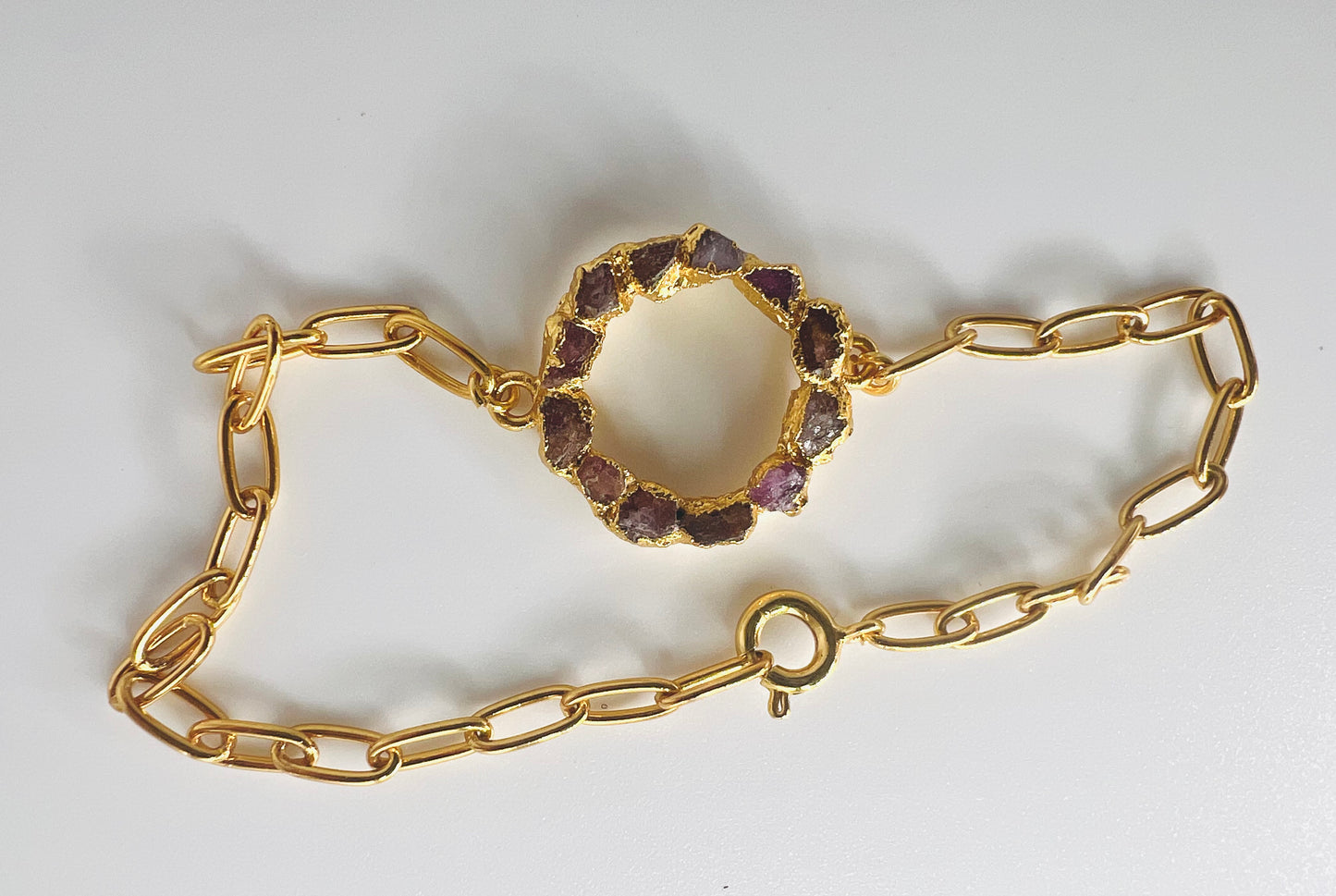 Full Moon Bracelet Rubies