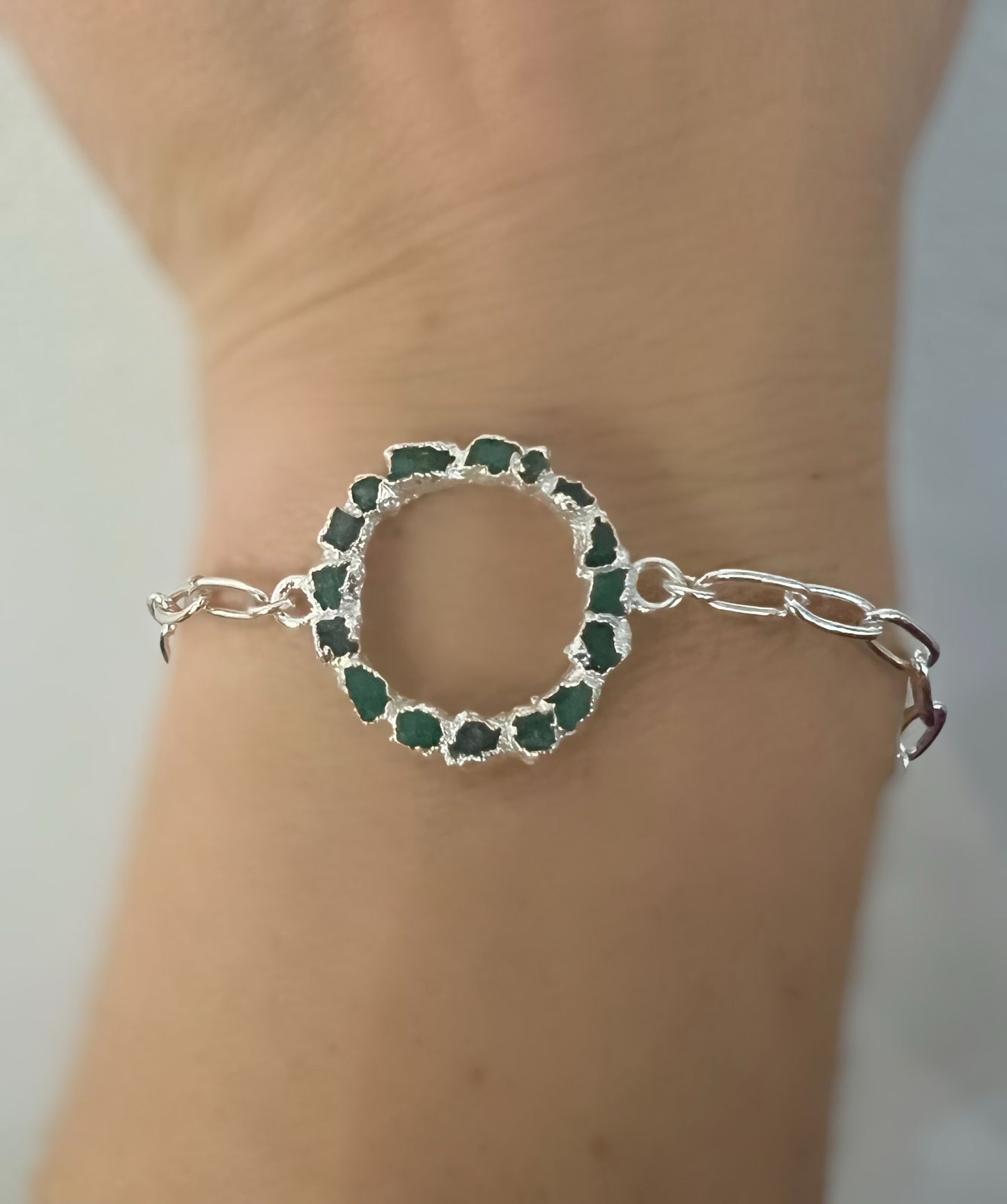Full Moon Bracelet Emerald