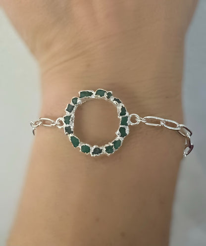 Full Moon Bracelet Emerald