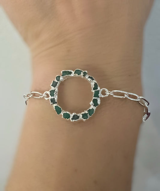 Full Moon Bracelet Emerald
