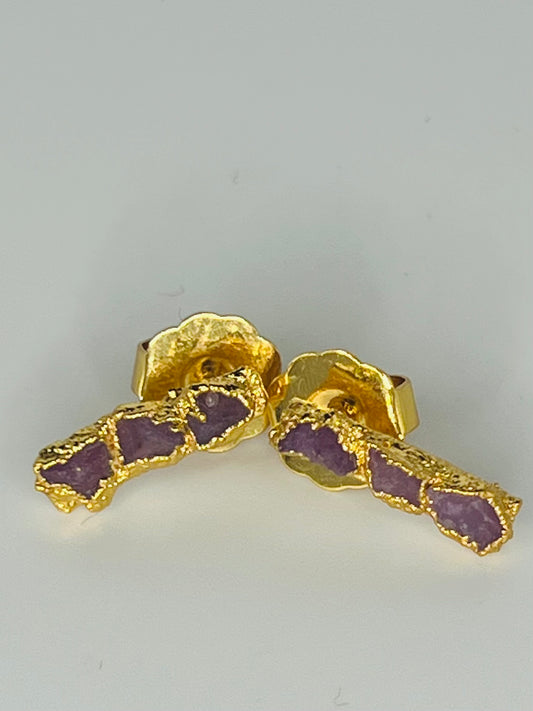 Lux Ruby Studs
