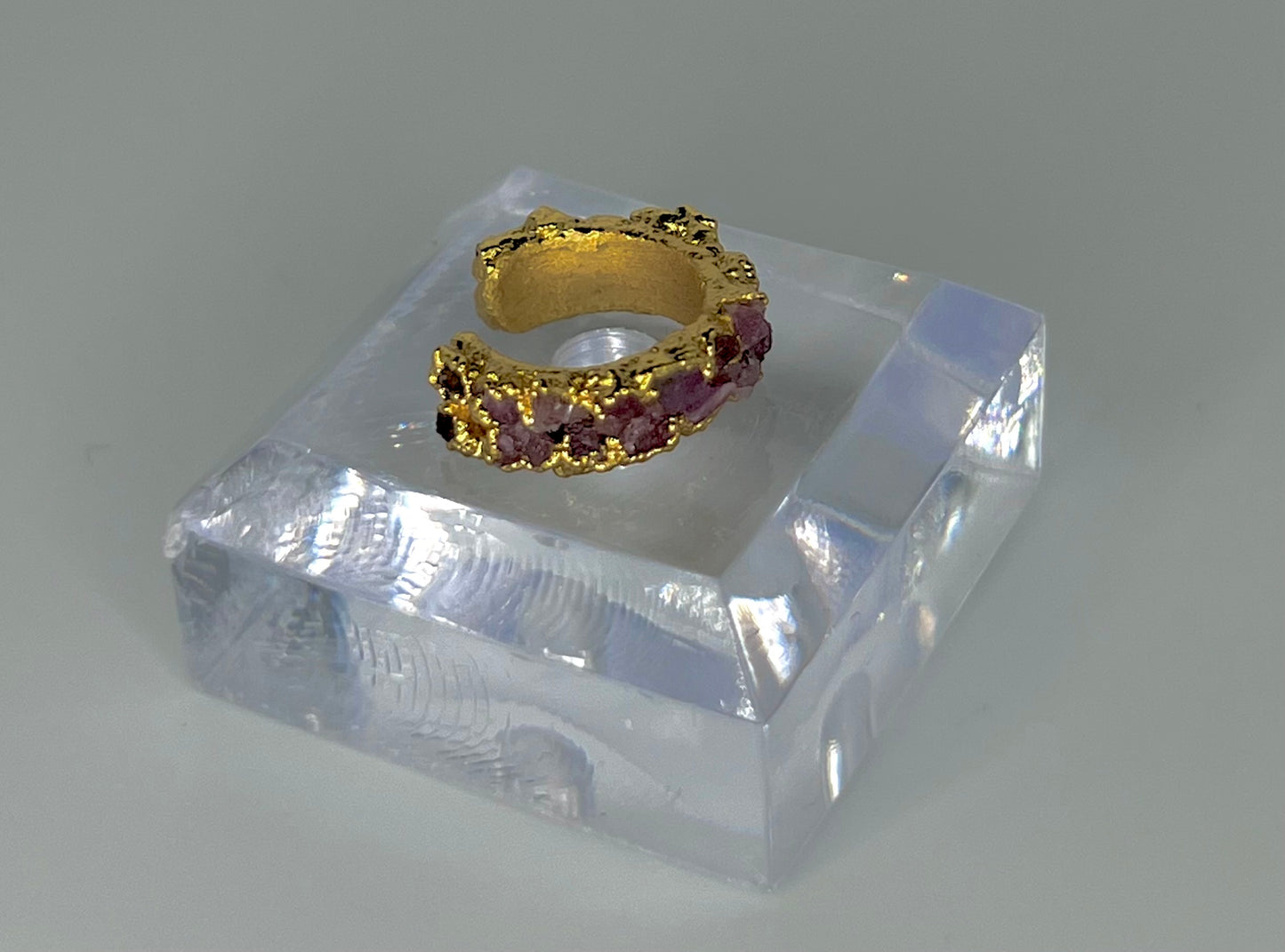 Retro Ear Cuff Rubies