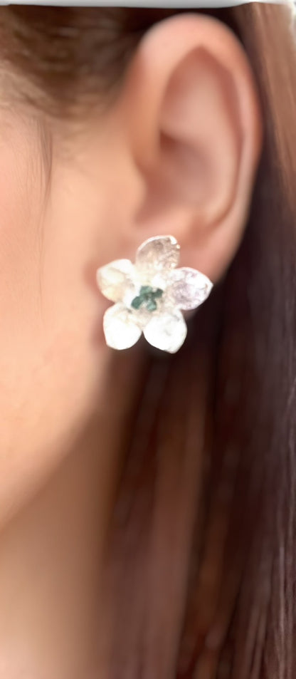 Flora Emeralds Earrings