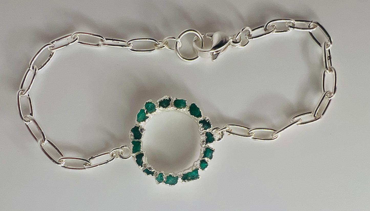 Full Moon Bracelet Emerald