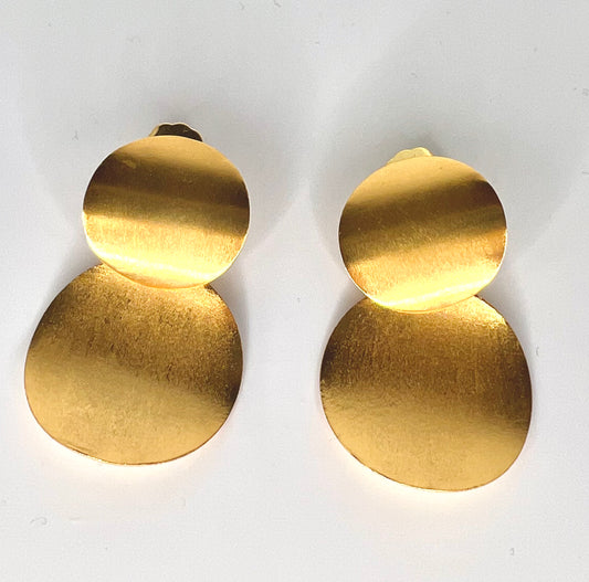 Double circle earrings