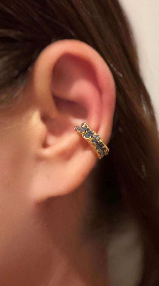 Retro Ear Cuff Saphire