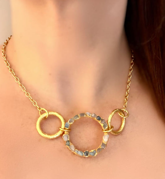 Trinity Morganite Necklace