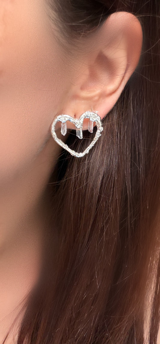 My Heart Crystal Earrings