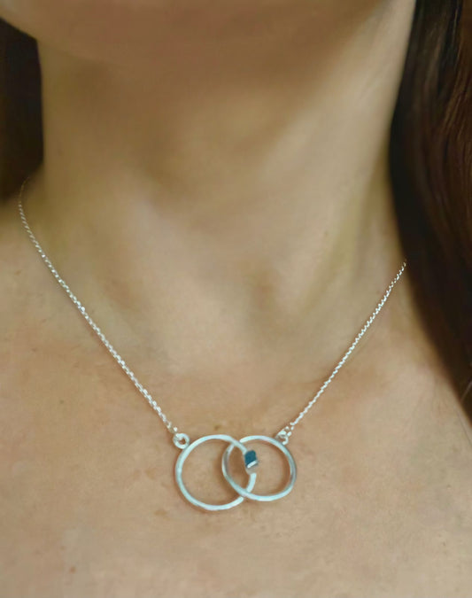 Infinity Necklace Morganite
